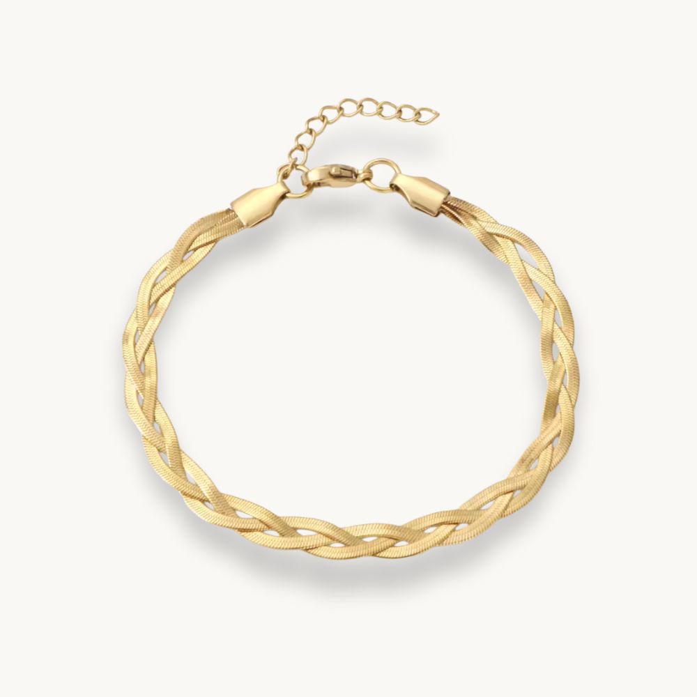 Éclat Tressé Bracelet