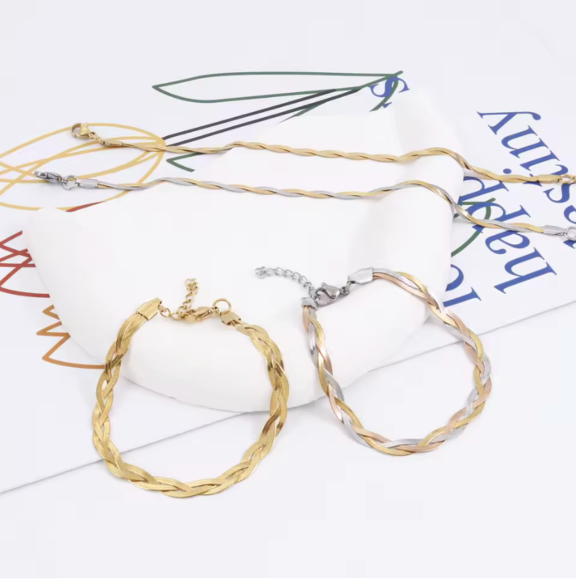 Éclat Tressé Bracelet